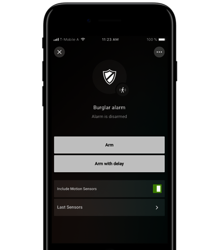 Smart Home Nord Loxone App Alarm aus