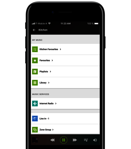 Smart Home Nord Loxone App Multimedia und Multiroom 2