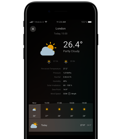 Smarthome Nord Loxone E-Mobility App Wetterdaten
